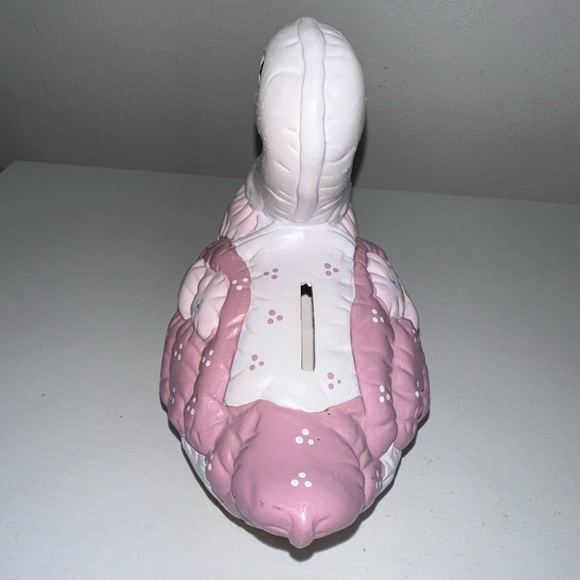 Vintage Painted Ceramic Goose Coin Bank - Picture 8 of 9